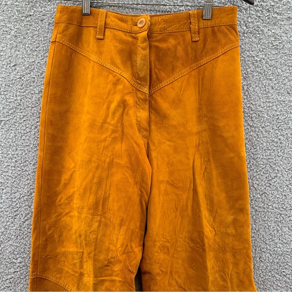 Vintage 70's Bakalli Genuine Suede Leather Pants - Picture 2 of 16